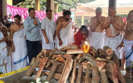 ಪಂಚಭೂತಗಳಲ್ಲಿ ಲೀನವಾದ ಸರಸ್ವತಿಪುತ್ರ: ಸಾಹಿತಿ ಎಸ್‌ ಎಲ್‌ ಭೈರಪ್ಪಗೆ ಭಾವಪೂರ್ಣ ವಿದಾಯ