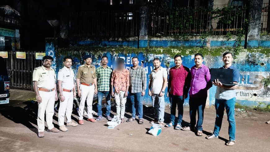 ಗಾಂಜಾ ಮಾರಾಟ ಮಾಡುತ್ತಿದ್ದ ವ್ಯಕ್ತಿಯ ಬಂಧನ