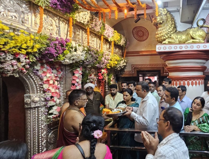 ಮಾರಿಕಾಂಬೆಯ ದರ್ಶನ ಪಡೆದುಕೊಂಡ ಸುನೀಲ ಕುಮಾರ್