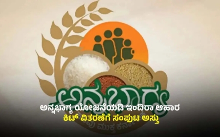 ಇನ್ನುಮುಂದೆ ಅನ್ನಭಾಗ್ಯದ ಅಕ್ಕಿ ಬದಲು ಇಂದಿರಾ ಆಹಾರ ಕಿಟ್
