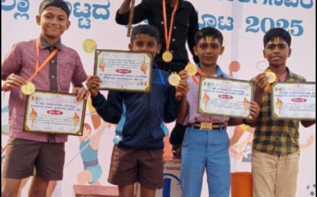 ಬೆಳಗಾವಿ ವಿಭಾಗ ಮಟ್ಟಕ್ಕೆ ಆಯ್ಕೆ