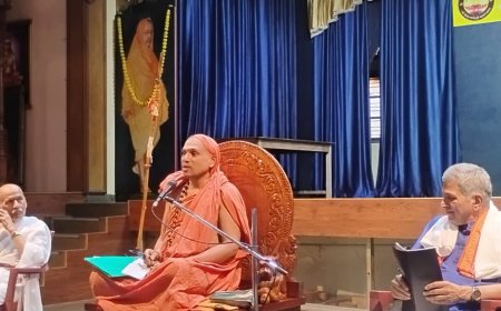 ಬೇಡ್ತಿ-ವರದಾ, ಅಘನಾಶಿನಿ ವೇದಾವತಿ ನದೀ ಜೋಡಣೆ ಯೋಜನೆ ತಯಾರಿ ಪ್ರಕ್ರಿಯೆ ನಿಲ್ಲಿಸುವಂತೆ ಸ್ವರ್ಣವಲ್ಲೀ ಶ್ರೀಗಳ ಒತ್ತಾಯ