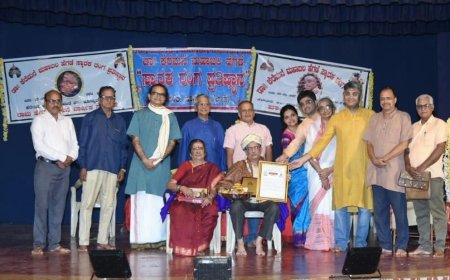 ಎಲ್.ಎಸ್. ಶಾಸ್ತ್ರಿಯವರಿಗೆ ಮಹಾಬಲ ಪ್ರಶಸ್ತಿ ಪ್ರದಾನ