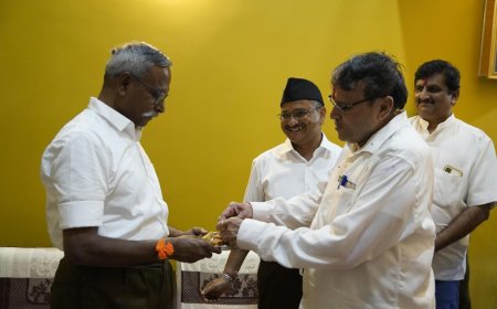 ಗೋಪಾಲ ಜೀ ನಾಗರಕಟ್ಟೆ ಅವರನ್ನು ಸನ್ಮಾನಿಸಿದ ಎಸ್.ಎಲ್.ಘೋಟ್ನೇಕರ