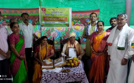 ಕೆ.ಪಿ.ಹೆಗಡೆಯವರಿಗೆ ಶಿಷ್ಯನಿಂದ ಗುರುವಂದನೆ