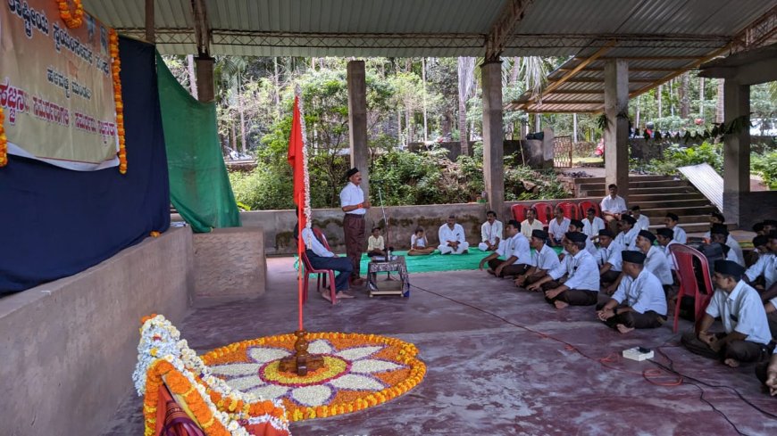 ಸಂಘಕ್ಕೆ ಶತಮಾನ ಸಂಭ್ರಮ: ಹೆಗ್ಗಾರಿನಲ್ಲಿ ವಿಜಯದಶಮಿ ಉತ್ಸವ