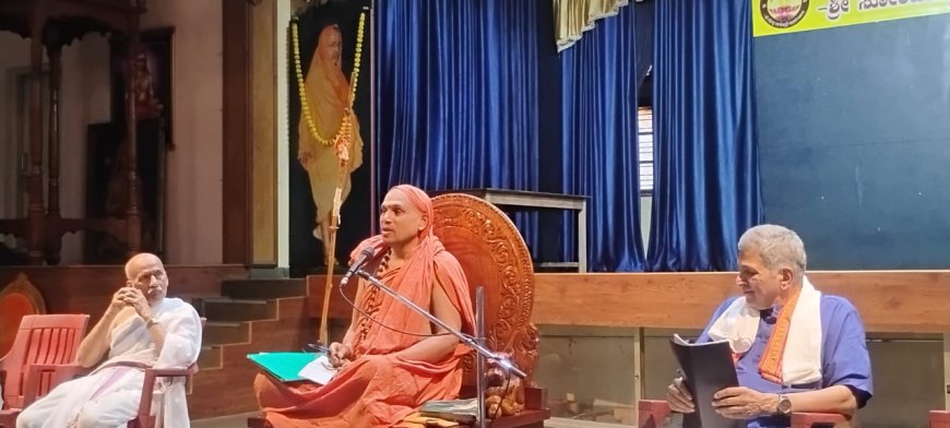 ಬೇಡ್ತಿ-ವರದಾ, ಅಘನಾಶಿನಿ ವೇದಾವತಿ ನದೀ ಜೋಡಣೆ ಯೋಜನೆ ತಯಾರಿ ಪ್ರಕ್ರಿಯೆ ನಿಲ್ಲಿಸುವಂತೆ ಸ್ವರ್ಣವಲ್ಲೀ ಶ್ರೀಗಳ ಒತ್ತಾಯ