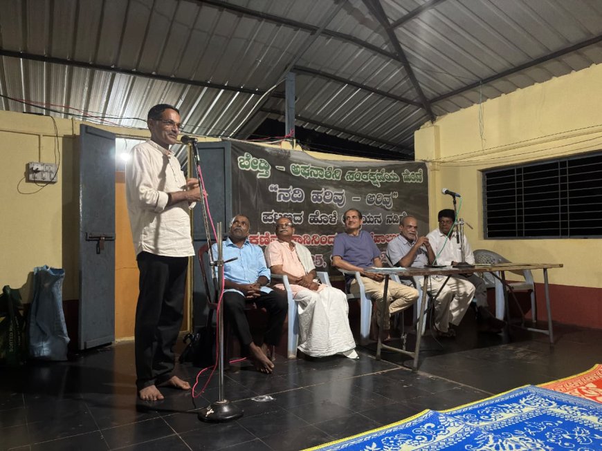 ಬೇಡ್ತಿ-ವರದಾ ನದಿ ಜೋಡಣೆ ಯೋಜನೆ ಜನಪ್ರತಿನಿಧಿಗಳು ಮುಂದಾಗಬೇಕು: ಪಾಂಡುರಂಗ ಹೆಗಡೆ