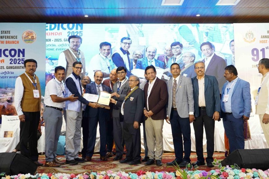 ಐಎಂಎ ಶಿರಸಿ ಶಾಖೆಗೆ ಅಧ್ಯಕ್ಷರ ಪ್ರಶಂಸಾ ಪ್ರಶಸ್ತಿ