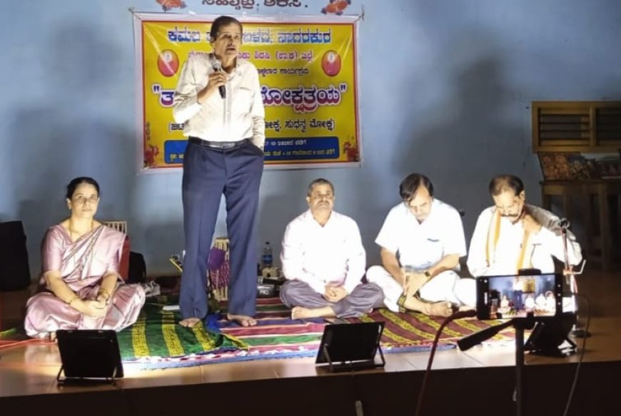 ಮೋಡಿ ಮಾಡಿದ ಮೋಕ್ಷತ್ರಯ ತಾಳಮದ್ದಲೆ