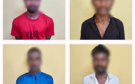 ಗಾಂಜಾ ಸೇವನೆ : ಎರಡು ಪ್ರತ್ಯೇಕ ಪ್ರಕರಣಗಳಲ್ಲಿ, ನಾಲ್ಕು ಜನರ ಬಂಧನ