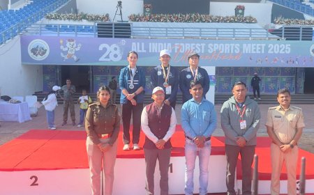 ಅಖಿಲ ಭಾರತ ಅರಣ್ಯ ಕ್ರೀಡಾಕೂಟ : ಹಿಮವತಿ ಭಟ್‌ಗೆ ಬೆಳ್ಳಿ ಪದಕ