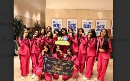 ವಿಯೆಟ್ನಾಮಲ್ಲಿ ಚಿನ್ನ ಗೆದ್ದ ಕುಮಾರಿ ತನ್ಮಯಿ ಮತ್ತು ಸಂಗಡಿಗರು