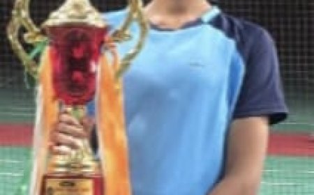 ರಾಷ್ಟ್ರಮಟ್ಟದ ಶಟಲ್ ಬ್ಯಾಡ್ಮಿಂಟನ್ ಪಂದ್ಯಾವಳಿಗೆ ದೃಷ್ಟಿ ನಕುಲ್ ಕಾಮತ್ ಆಯ್ಕೆ