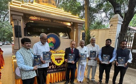 ಡಿಸೆಂಬರ್ 25ರಿಂದ ದ್ವಿತೀಯ ಆಯುರ್ವೇದ ವಿಶ್ವ ಸಮ್ಮೇಳನ: 7 ರಾಜ್ಯಗಳನ್ನು ಸಂಚರಿಸುವ ರಥಯಾತ್ರೆಗೆ ಚಾಲನೆ