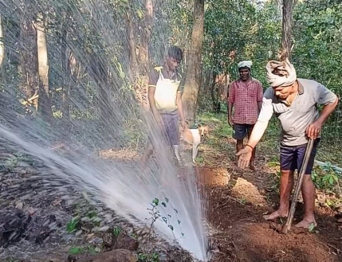 ಕುಡಿಯುವ ನೀರಿನ ಪೂರೈಕೆಯಲ್ಲಿ ವ್ಯತ್ಯಯ: ಖಾನಗಾಂವ ಗ್ರಾಮಸ್ಥರಿಂದಲೇ ದುರಸ್ತಿ, ಮೆಚ್ಚುಗೆ