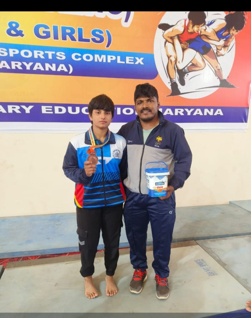 ಜೋಯಿಡಾದ ಹುಡುಗಿಗೆ ರಾಷ್ಟ್ರೀಯ ಪುರಸ್ಕಾರ: ಕಂಚು ಗೆದ್ದ ಕಾವ್ಯಾ