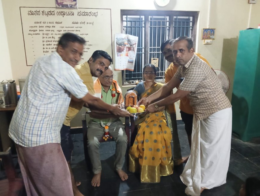 ಸೇವಾ ನಿವೃತ್ತಿ ಹೊಂದಿದ ಜನಾನುರಾಗಿ ಪಶು ವೈದ್ಯ ಡಾ. ಎಂ ಎಂ‌‌ ಹೆಗಡೆ ಅವರಿಗೆ ಸನ್ಮಾನ