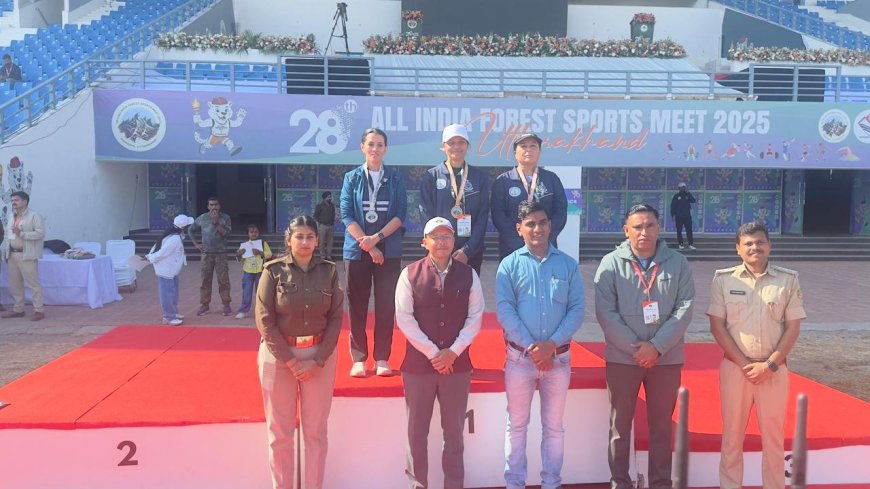 ಅಖಿಲ ಭಾರತ ಅರಣ್ಯ ಕ್ರೀಡಾಕೂಟ : ಹಿಮವತಿ ಭಟ್‌ಗೆ ಬೆಳ್ಳಿ ಪದಕ