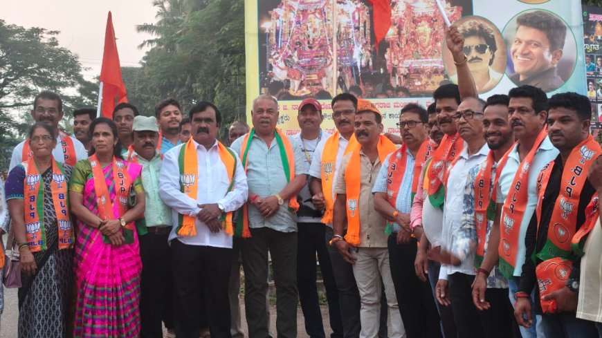 ಭಾರತೀಯ ಜನತಾ ಪಾರ್ಟಿ ಅಂಕೋಲಾ ಮಂಡಲದ ವತಿಯಿಂದ ವಿಜಯೋತ್ಸವ