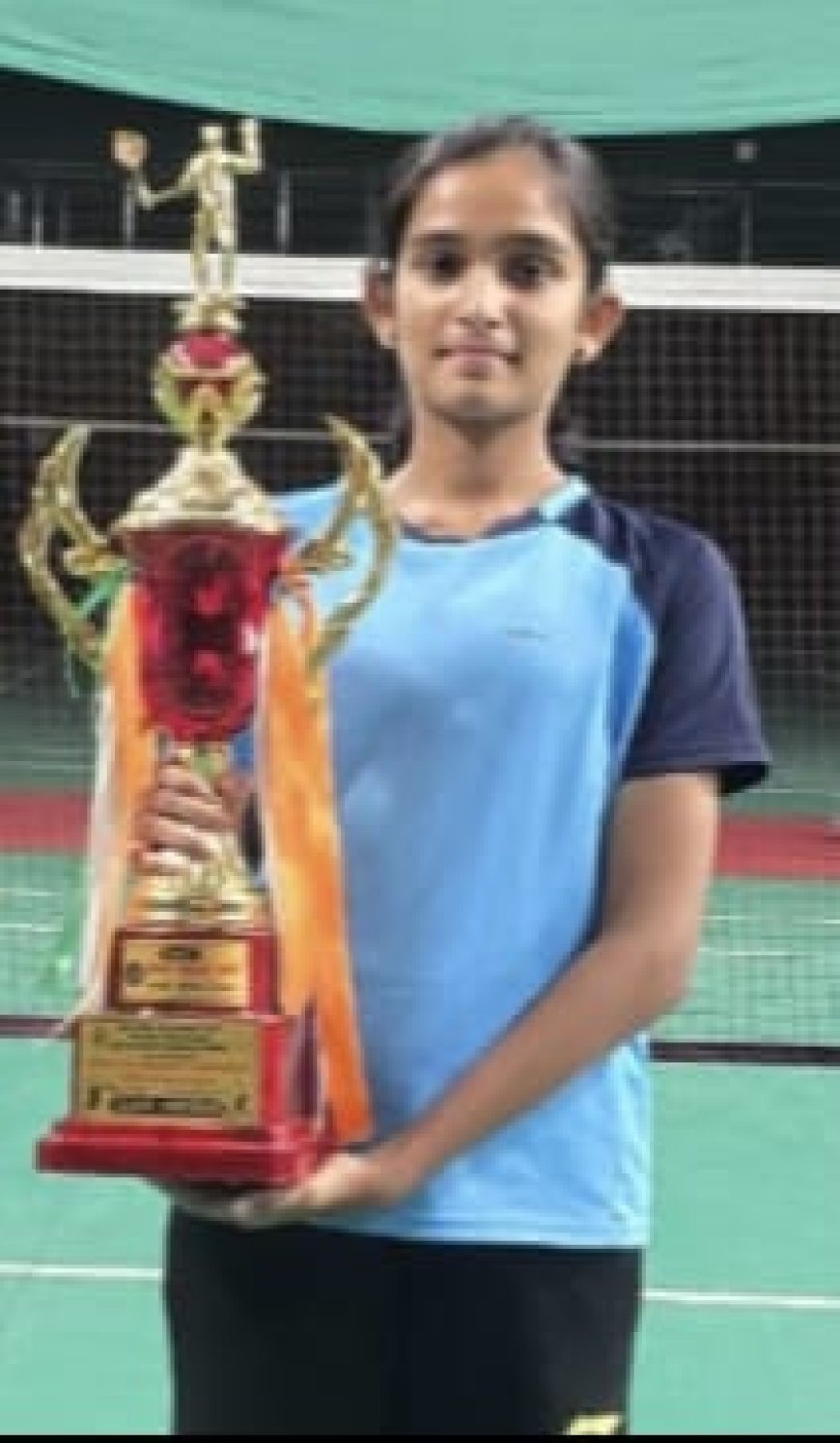 ರಾಷ್ಟ್ರಮಟ್ಟದ ಶಟಲ್ ಬ್ಯಾಡ್ಮಿಂಟನ್ ಪಂದ್ಯಾವಳಿಗೆ ದೃಷ್ಟಿ ನಕುಲ್ ಕಾಮತ್ ಆಯ್ಕೆ