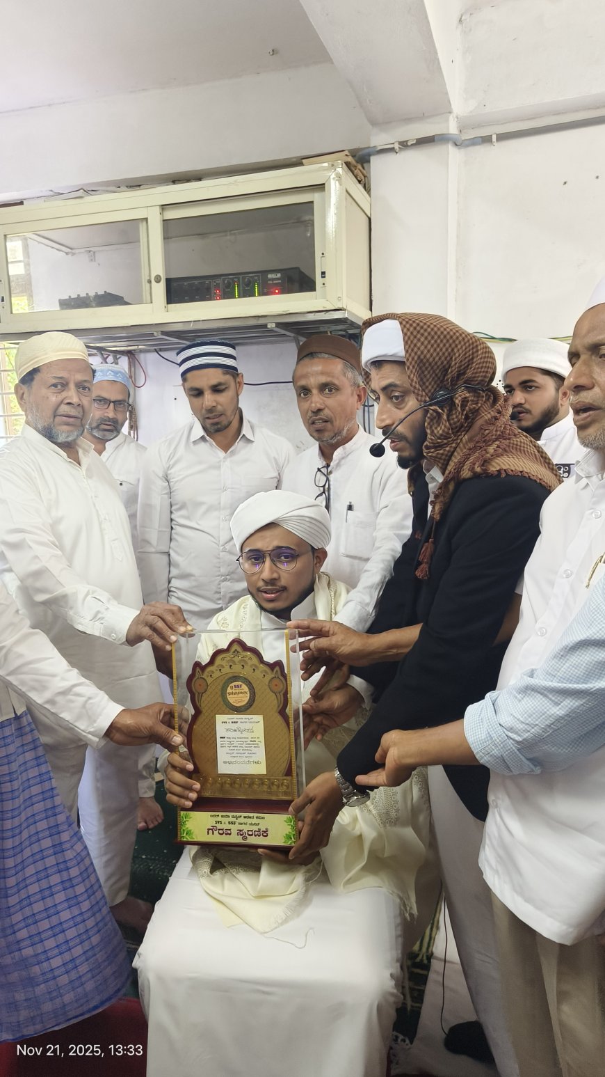 ಎಸ್ ಎಸ್ ಎಫ್ ರಾಷ್ಟ್ರೀಯ ಸಾಹಿತ್ಯೋತ್ಸವದಲ್ಲಿ  ಪ್ರಥಮಸ್ಥಾನ ಗಳಿಸಿದ ಸಾಗರದ ಅಬ್ದುಲ್ ರಾಝಿಕ್ ನೂರಾನಿ