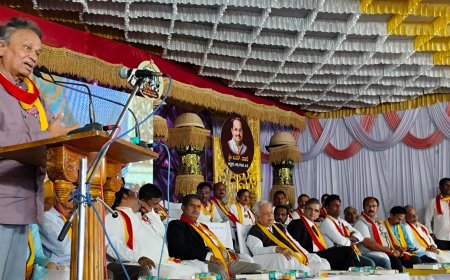 ರಜತ ಸಂಭ್ರಮದ ಜಿಲ್ಲಾ ಕನ್ನಡ ಸಾಹಿತ್ಯ ಸಮ್ಮೇಳನಕ್ಕೆ ಅದ್ದೂರಿ ಚಾಲನೆ : ಕನ್ನಡ ಸಾಹಿತ್ಯ ಪರಿಷತ್ ಕನ್ನಡಿಗರ ಸ್ವತ್ತು : ಹಿರಿಯ ಸಾಹಿತಿ ಬರಗೂರು ರಾಮಚಂದ್ರಪ್ಪ