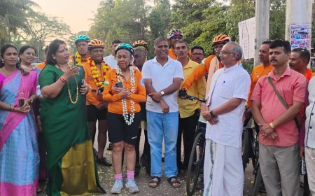 ಸ್ವದೇಶಿ ಬಳಸಿ ದೇಶ ಬೆಳೆಸಿ ಸೈಕಲ್ ಜಾಥಾ