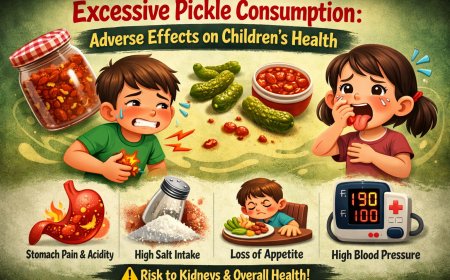 ಅತಿಯಾದ ಉಪ್ಪಿನಕಾಯಿ ಸೇವನೆ: ಮಕ್ಕಳ ಆರೋಗ್ಯದ ಮೇಲೆ ಬೀರುವ ದುಷ್ಪರಿಣಾಮಗಳು