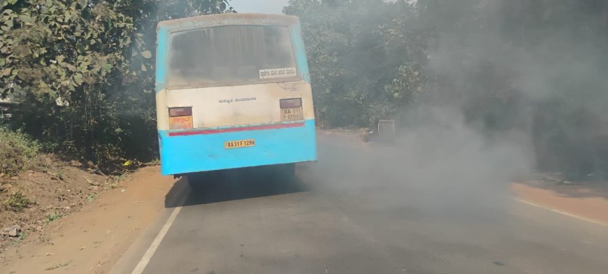 ಸರ್ಕಾರಿ ಬಸ್ಸಿನ ಧೂಮಲೀಲೆಗೆ ಜನಸಾಮಾನ್ಯರು ಹೈರಾಣು