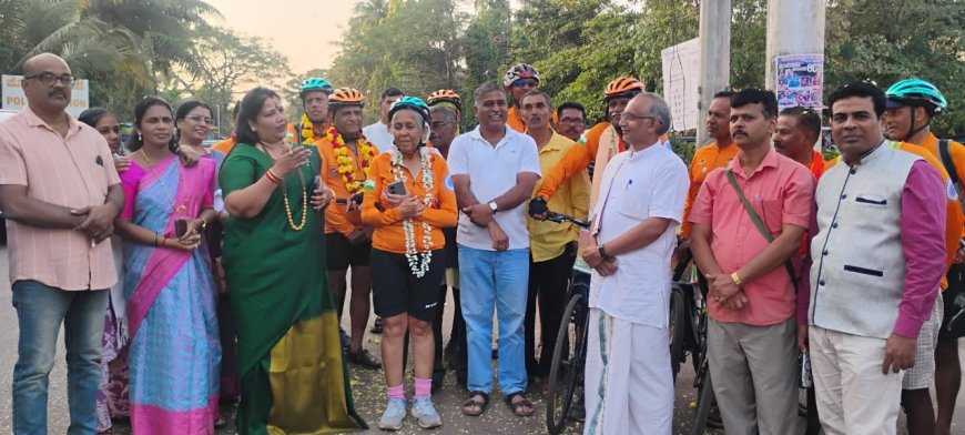 ಸ್ವದೇಶಿ ಬಳಸಿ ದೇಶ ಬೆಳೆಸಿ ಸೈಕಲ್ ಜಾಥಾ