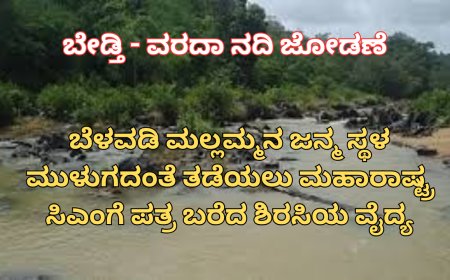 ಬೇಡ್ತಿ-ವರದಾ ನದಿ ತಿರುವು ಯೋಜನೆ: ಬೆಳವಡಿ ಮಲ್ಲಮ್ಮನ ಜನ್ಮ ಸ್ಥಳ ರಕ್ಷಿಸುವಂತೆ ದೇವೇಂದ್ರ ಫಡ್ನವಿಸ್‌ಗೆ ಪತ್ರ