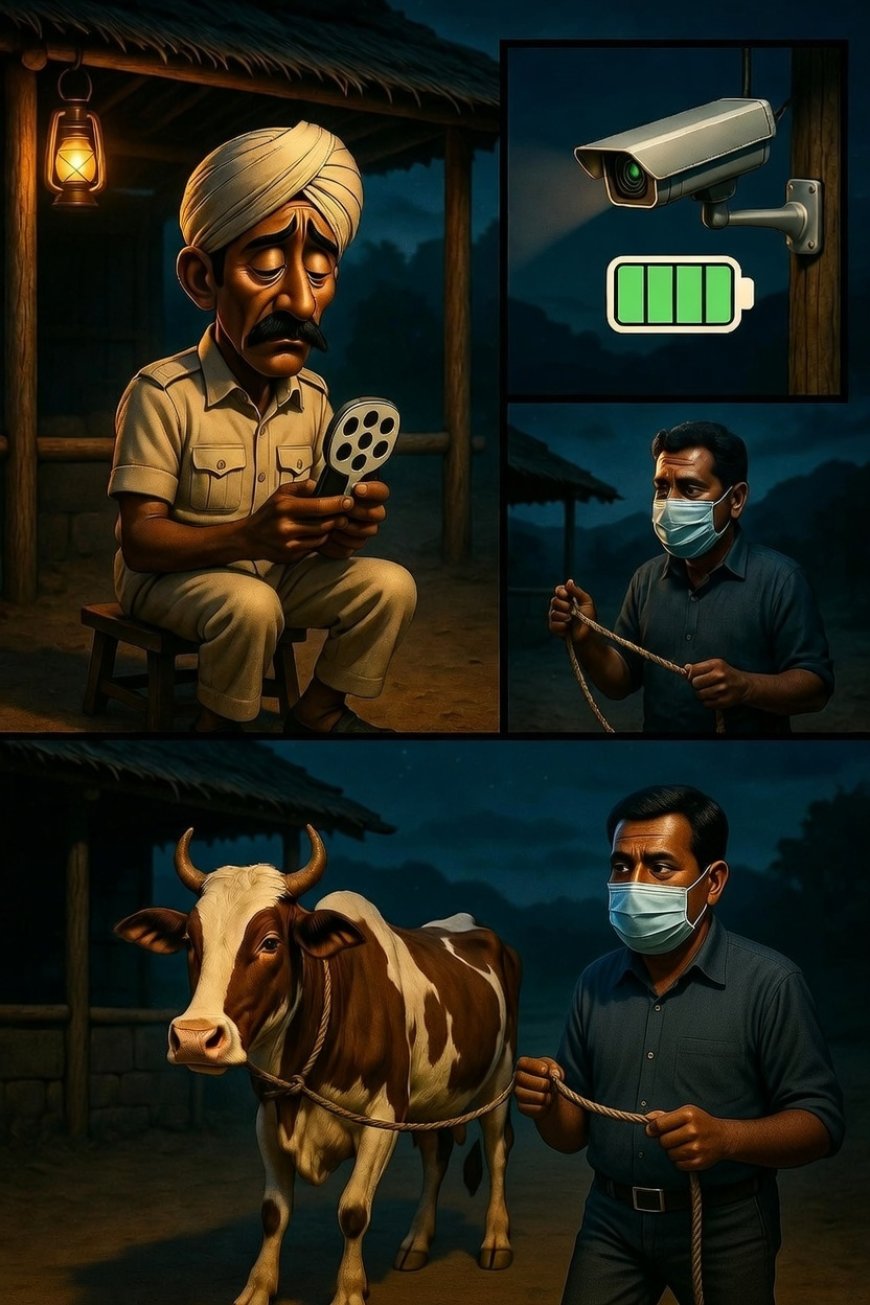 ರೈತರ ಕೊಟ್ಟಿಗೆಗೆ ಕನ್ನ; ರಾತ್ರೋರಾತ್ರಿ 8 ಜಾನುವಾರುಗಳನ್ನು ಕದ್ದೊಯ್ದ ಗೋಗಳ್ಳರು!