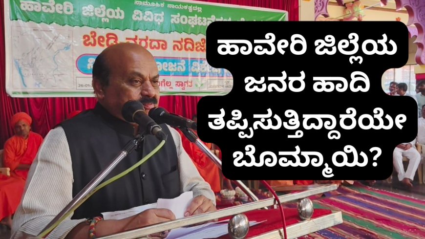 ಬೇಡ್ತಿ-ವರದಾ ನದಿ ಜೋಡಣೆ: ಹಾವೇರಿ ಪಾಲಿಗೆ ಲಾಭಕ್ಕಿಂತ ನಷ್ಟವೇ ಹೆಚ್ಚು; ಹಾವೇರಿ ಜಿಲ್ಲೆಯ ಜನರ ಹಾದಿ ತಪ್ಪಿಸುತ್ತಿದ್ದಾರೆಯೇ ಬೊಮ್ಮಾಯಿ?