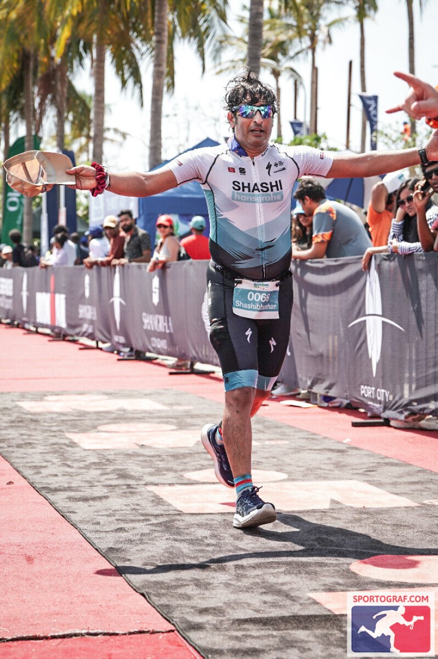 ಐರನ್ ಮ್ಯಾನ್ 70.3  ಟ್ರಯಾಥ್ಲಾನ್: ಶ್ರೀಲಂಕಾದಲ್ಲಿ  ದೊಡ್ಮನೆ ಹುಡುಗನ ಸಾಧನೆ