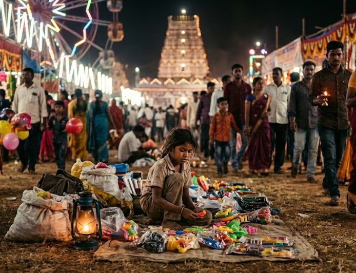ಶಿರಸಿ ಮಾರಿಕಾಂಬಾ ಜಾತ್ರೆ: ಭಕ್ತಿಯ ಸಂಭ್ರಮದ ನಡುವೆ ಅಳಿಯುತ್ತಿದೆ ಬಾಲ್ಯ; ಕಾರ್ಮಿಕ ಇಲಾಖೆ ಮೌನವೇಕೆ?