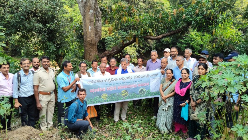 ಅಘನಾಶಿನಿ ನದೀಗುಂಟ ಅಪ್ಪೇಮಿಡಿ ಜೀವವೈವಿಧ್ಯ ಸಮೀಕ್ಷೆ-ಪಾದಯಾತ್ರೆಗೆ ಚಾಲನೆ