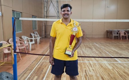 ಶಿರಸಿಯ 'ಖಾಕಿ' ಪ್ರತಿಭೆಗೆ ರಾಷ್ಟ್ರೀಯ ಮನ್ನಣೆ: ಆಲ್ ಇಂಡಿಯಾ ಪೊಲೀಸ್ ಬ್ಯಾಡ್ಮಿಂಟನ್ ತಂಡಕ್ಕೆ ವೆಂಕಟೇಶ್ ಆಯ್ಕೆ!