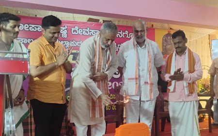 ಆನಗೋಡ ಗೋಪಾಲಕೃಷ್ಣನ ಸನ್ನಿಧಿಯಲ್ಲಿ ಭಕ್ತಿ ಪರಾಕಾಷ್ಠೆ: ಸಂಸದ ಕಾಗೇರಿ ಅವರಿಂದ ನವೀಕೃತ ಕಟ್ಟಡ ಲೋಕಾರ್ಪಣೆ