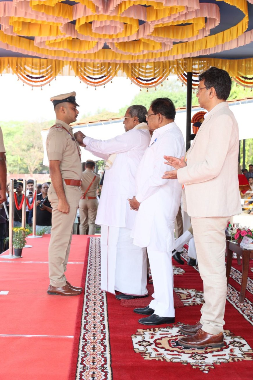 ಶಿರಸಿಯ ಹೆಮ್ಮೆಯ ಪೊಲೀಸ್ ಅಧಿಕಾರಿಗೆ 'ಸಿಎಂ ಪದಕ'ದ ಗರಿ: ಪಿಎಸ್ಐ ರಾಜಕುಮಾರ್ ಉಕ್ಕಲಿಗೆ ಸನ್ಮಾನ!