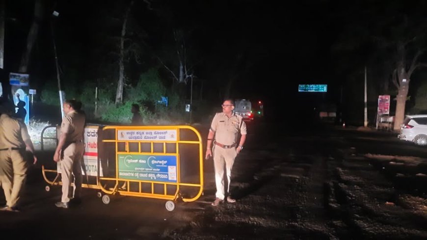 ಅಂಕೋಲಾ-ಹುಬ್ಬಳ್ಳಿ ರಾಷ್ಟ್ರೀಯ ಹೆದ್ದಾರಿಯಲ್ಲಿ ಅನಿಲ ಟ್ಯಾಂಕರ್ ಪಲ್ಟಿ; ವಾಹನ ಸಂಚಾರ ಸಂಪೂರ್ಣ ಸ್ಥಗಿತ!