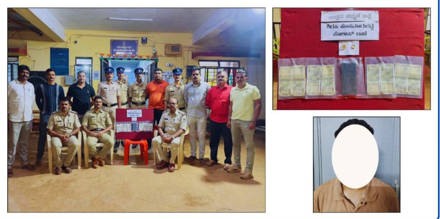 ಭರ್ಜರಿ ಕಾರ್ಯಾಚರಣೆ; ಮನೆಗಳ್ಳ ಅಂದರ್ - ಲಕ್ಷಾಂತರ ಮೌಲ್ಯದ ಚಿನ್ನ, ನಗದು ಜಪ್ತಿ!