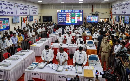 ಪಂಚ ರಾಜ್ಯ ಚುನಾವಣಾ ಮತಎಣಿಕೆ: ಪಶ್ಚಿಮ ಬಂಗಾಳದಲ್ಲಿ ಬಿಜೆಪಿ-ಟಿಎಂಸಿ ಜಿದ್ದಾಜಿದ್ದಿ; ತಮಿಳುನಾಡಿನಲ್ಲಿ ಡಿಎಂಕೆ ಪಾರುಪತ್ಯ (ಇಲ್ಲಿಯ ತನಕ ಟ್ರೆಂಡ್)