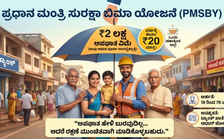 ಪ್ರಧಾನ ಮಂತ್ರಿ ಸುರಕ್ಷಾ ಬಿಮಾ ಯೋಜನೆ (PMSBY) ಈ ಯೋಜನೆ ನಿಮ್ಮ ಜೀವ ಉಳಿಸಬಲ್ಲದು!