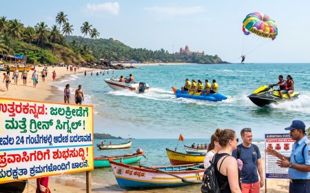 ಉತ್ತರಕನ್ನಡದ ಪ್ರವಾಸಿಗರಿಗೆ ಬಂಪರ್ ನ್ಯೂಸ್: ಕೇವಲ 24 ಗಂಟೆಗಳಲ್ಲಿ ಬದಲಾದ ಆದೇಶ, ಜಲಕ್ರೀಡೆಗೆ ಮತ್ತೆ ಗ್ರೀನ್ ಸಿಗ್ನಲ್!