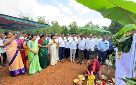 ದಶಕಗಳ ಕನಸು ನನಸಾಗುವ ಕ್ಷಣ: ಕಾನಸೂರ ವಿದ್ಯುತ್ ಗ್ರಿಡ್‌ಗೆ ಶಾಸಕ ಭೀಮಣ್ಣ ನಾಯ್ಕರಿಂದ ಭೂಮಿಪೂಜೆ