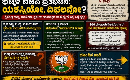 ಭಟ್ಕಳ ಬಿಜೆಪಿ ಪ್ರತಿಭಟನೆ: ಯಶಸ್ವಿಯೋ, ವಿಫಲವೋ? ಕೈಕೊಟ್ಟ ರಾಜ್ಯ ನಾಯಕರು, ಸ್ಥಳೀಯ ನಾಯಕತ್ವದ ಸಾಮರ್ಥ್ಯದ ಬಗ್ಗೆ ಎದ್ದ ಪ್ರಶ್ನೆ!