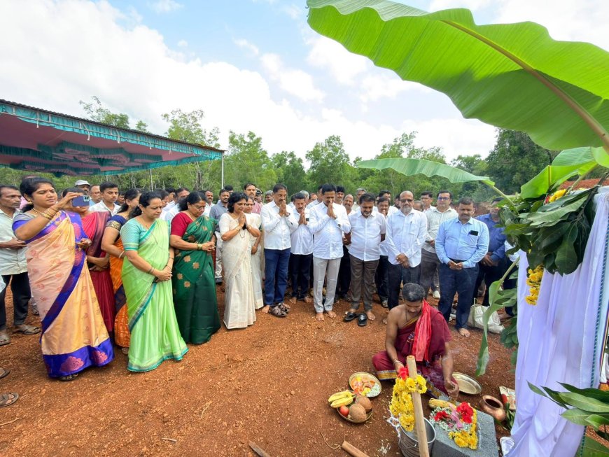 ದಶಕಗಳ ಕನಸು ನನಸಾಗುವ ಕ್ಷಣ: ಕಾನಸೂರ ವಿದ್ಯುತ್ ಗ್ರಿಡ್‌ಗೆ ಶಾಸಕ ಭೀಮಣ್ಣ ನಾಯ್ಕರಿಂದ ಭೂಮಿಪೂಜೆ