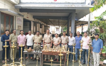 ಕಾರವಾರದಲ್ಲಿ ಸರಣಿ ದೇವಸ್ಥಾನ ಕಳ್ಳತನಕ್ಕೆ ಬ್ರೇಕ್: 24 ಗಂಟೆಯಲ್ಲೇ ಡ್ಯಾಶಿಂಗ್ ಕಾರ್ಯಾಚರಣೆ ನಡೆಸಿದ ಪೊಲೀಸರು, 174 ಕೆಜಿ ಪೂಜಾ ಸಾಮಗ್ರಿ ವಶ
