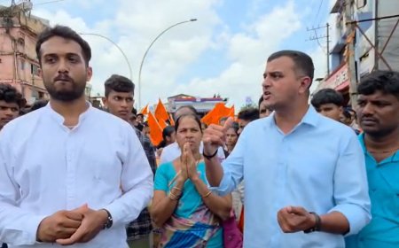ವಿದ್ಯಾರ್ಥಿ ಸಾವಿಗೆ ನ್ಯಾಯ ಕೊಡಿಸಿ: ಶಿರಸಿಯಲ್ಲಿ ಎಬಿವಿಪಿ ಆಕ್ರೋಶ ಪ್ರತಿಭಟನೆ | ಪೊಲೀಸರೊಂದಿಗೆ ಮಾತಿನ ಚಕಮಕಿ – ಮೃತ ವಿದ್ಯಾರ್ಥಿಯ ತಾಯಿಯ ಕಣ್ಣೀರಿನ ಮನವಿ